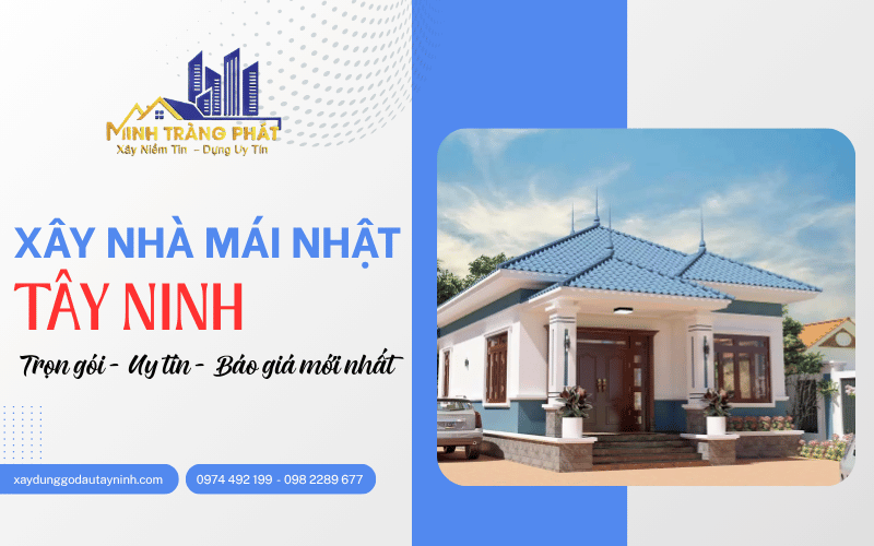 xây nhà mái Nhật Tây Ninh