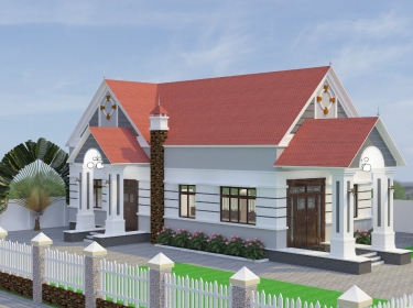 DỰ ÁN BIỆT THỰ 2 TẦNG NGÓI ĐỎ TÂY NINH